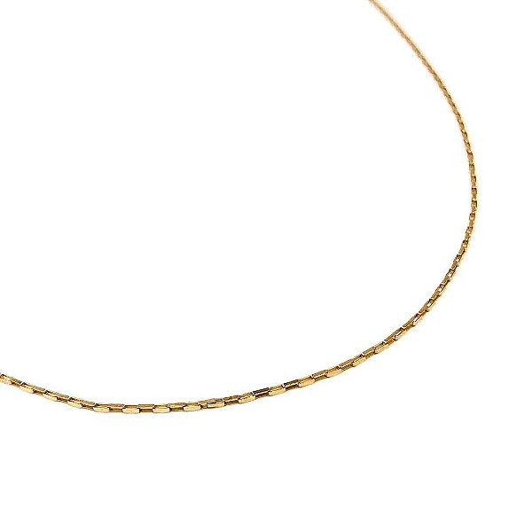 Corrente Cartier 1mm x 60cm Ouro 18k