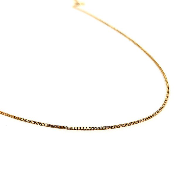 Corrente Veneziane 0.7mm x 60cm - Ouro 18k