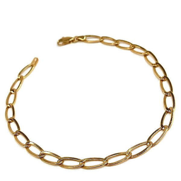 Pulseira Masculina 4.4mm - Ouro 18k