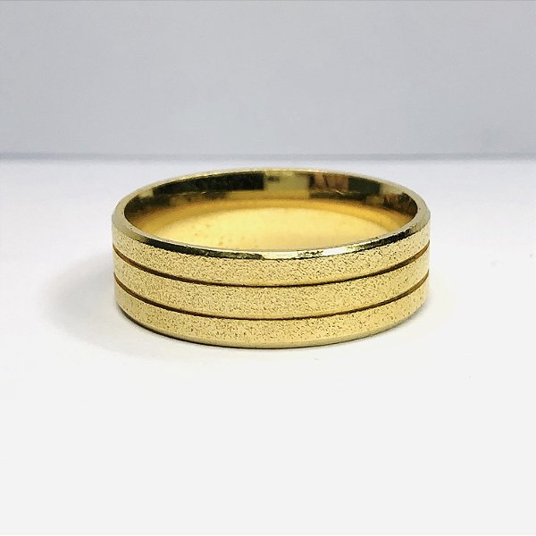Par de Alianças 6mm - Austrália - Ouro 18k
