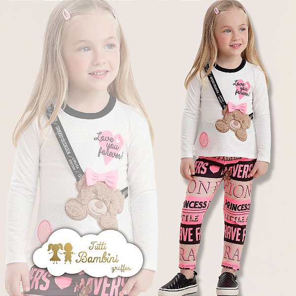 Conjunto Inverno 2022 Teddy Baby 256 Manga Longa Petit Cherie