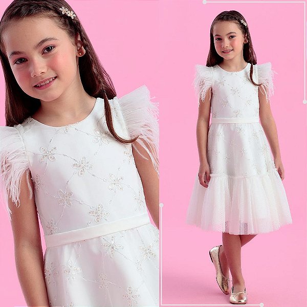 Vestido Inverno 2023 Tules Bordados - 250