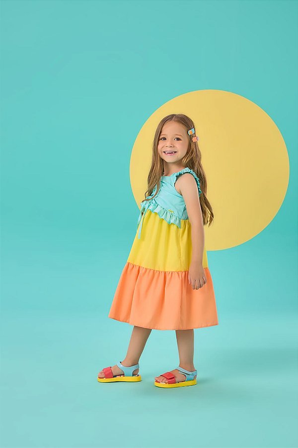 Vestido Alegria Multicolor Mon Sucré - 23 050