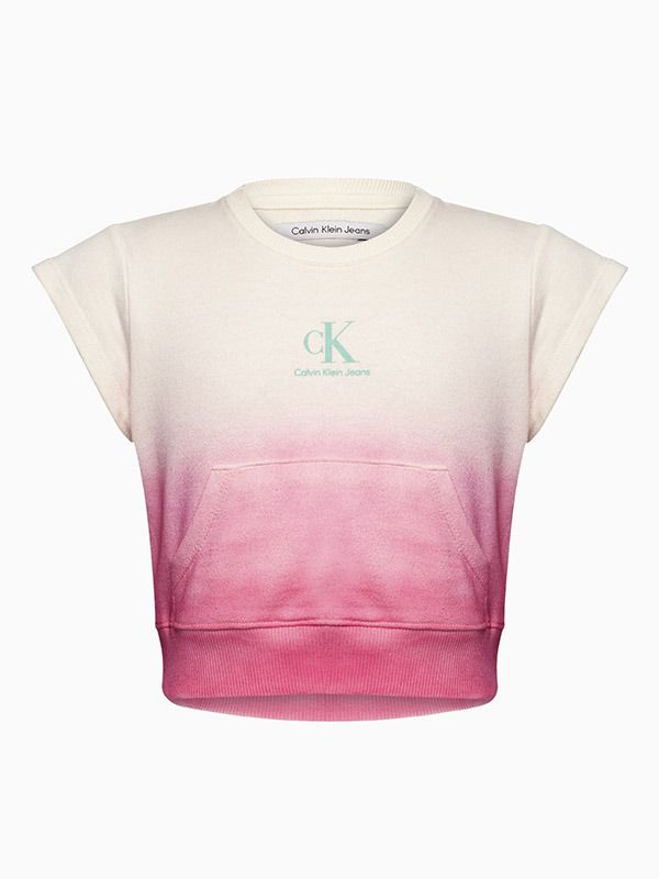 Blusa Cropped Degradê Rosa Calvin Klein - 2170401