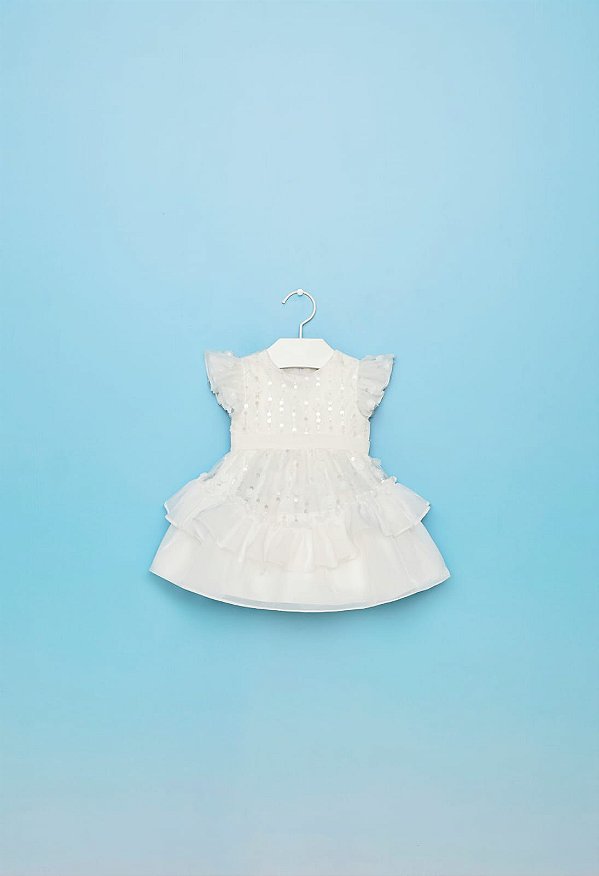 Vestido Verao Tule Flor Petit Cherie - 23 148