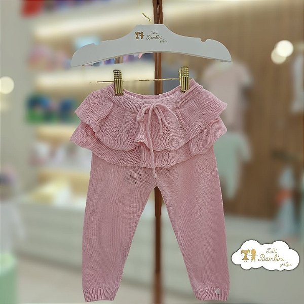Calca  Bebe Feminina Ananda Rosa Mini Lady - 9904702