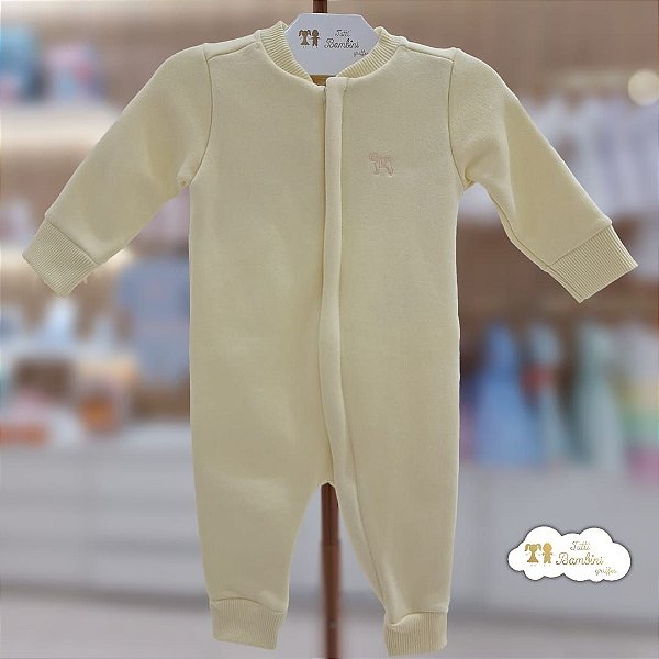 Macacao Moletom Charpey Amarelo - 28690