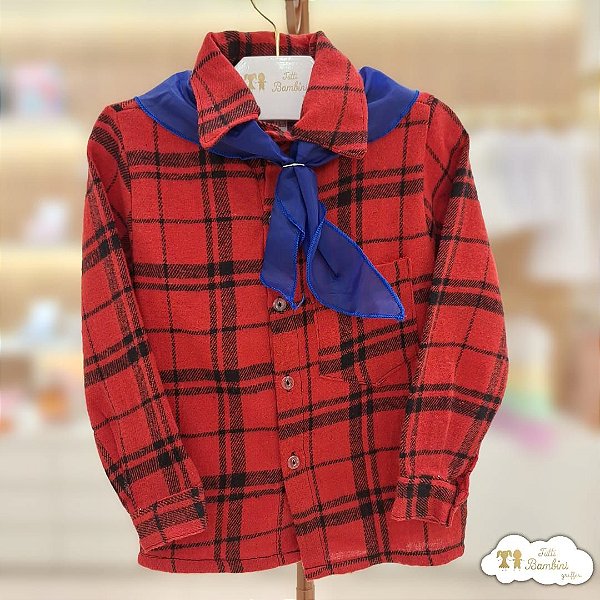 Camisa Junina Vermelho Bambole - 206