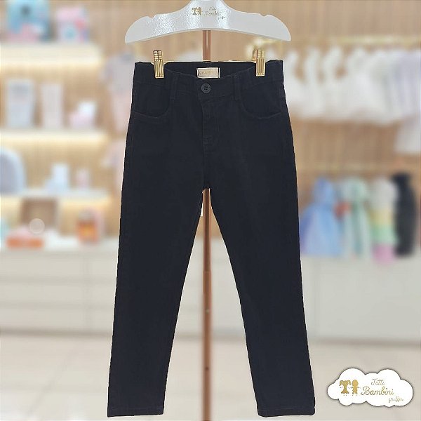 Calça Sarja Preta Charpey - 28668