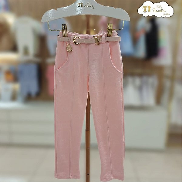 Calça Menina Yoloveyo Coracao - 24113