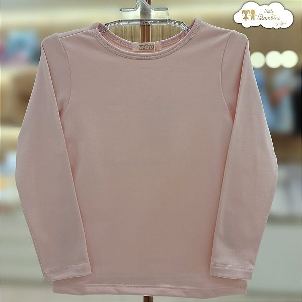 Blusa Menina Yoloveyo Rosa - 24145