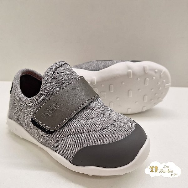Tenis fisioflex Originals Tecido Cinza/mescla 1215082