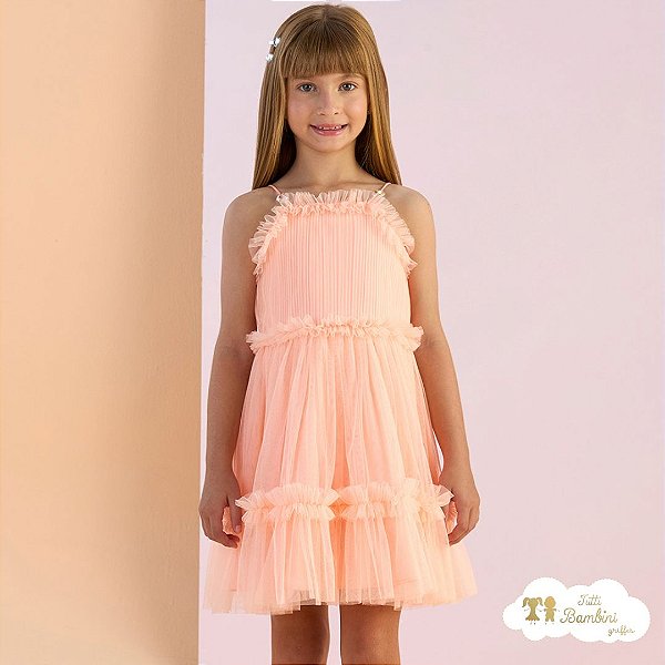 Vestido Verao Laranja Garden Of Arts - 038/3125038