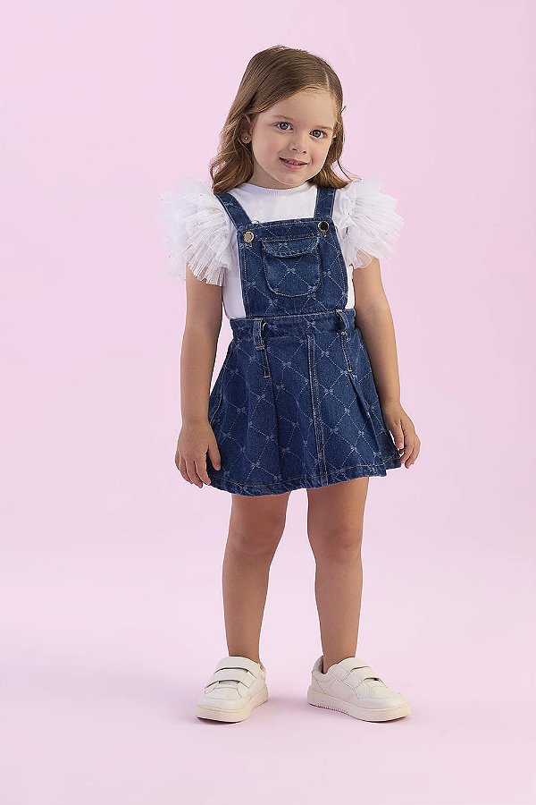 Jardineira Verao Jeans Laco 3325000