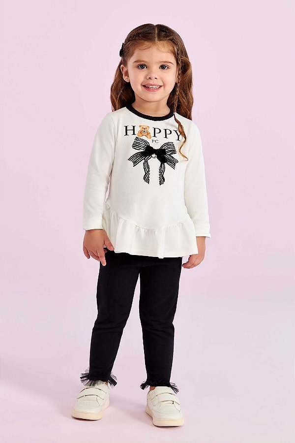 Conjunto Cute Bear Ml Petit Cherie - 8026366