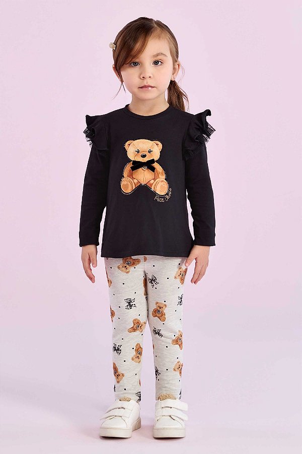 Conjunto Cute Bear Ml Petit Cherie - 8026348