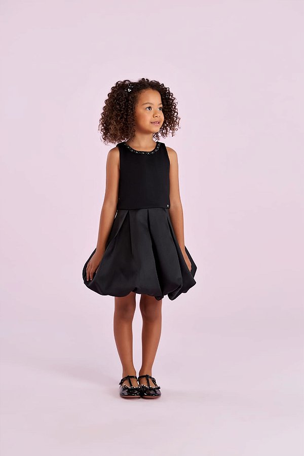 Vestido Inverno Preto Petit Cherie-26066
