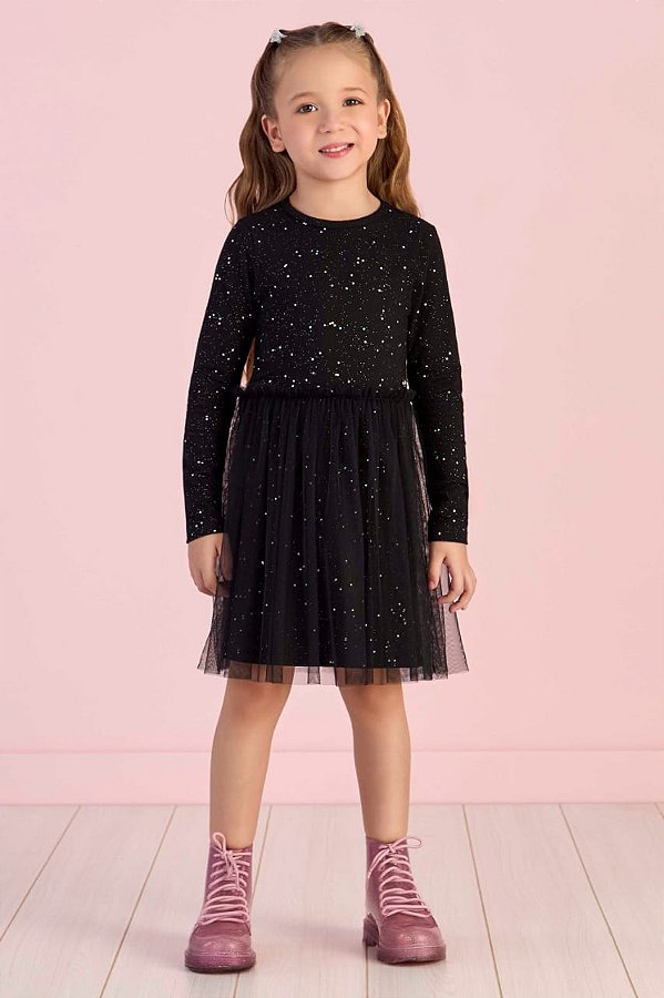 Vestido Inverno Ml Preto Mon Sucre-26352