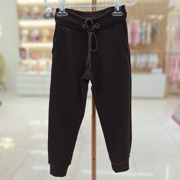 Calça Girl Jogger Patch Cafe Calvin Klein - Cg50j10cm025
