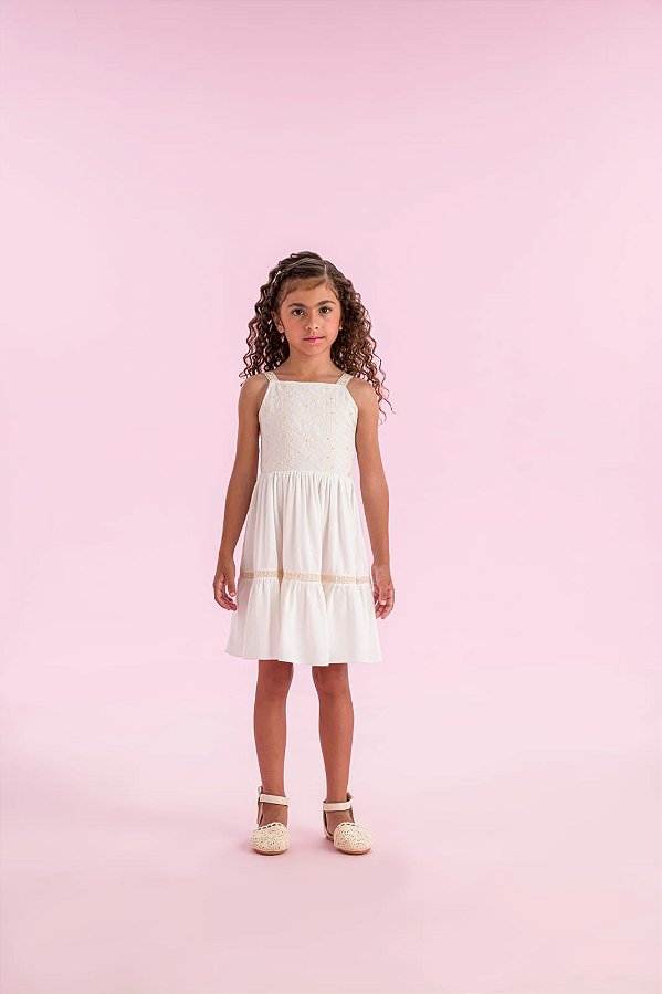 Vestido Verão Bordado Petit Cherie-27 336