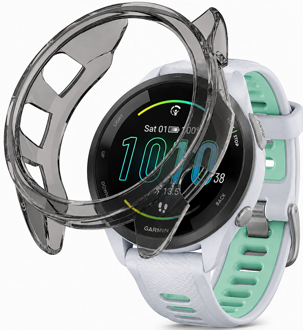 Capa de Proteção Anti-risco para Garmin Forerunner 265S 42mm Soft Silicone