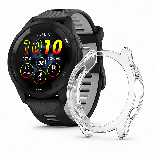 Capa de Proteção Anti-risco para Garmin Forerunner 265 46mm Soft Silicone