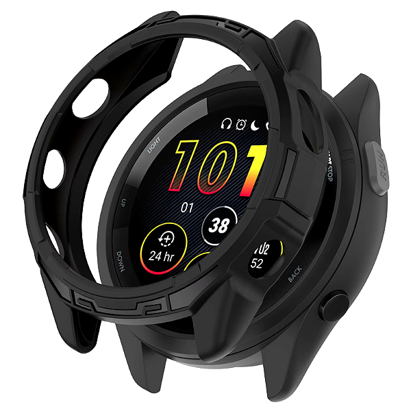 Capa de Proteção TPU Anti-risco para Garmin Forerunner 265 46mm Soft Silicone