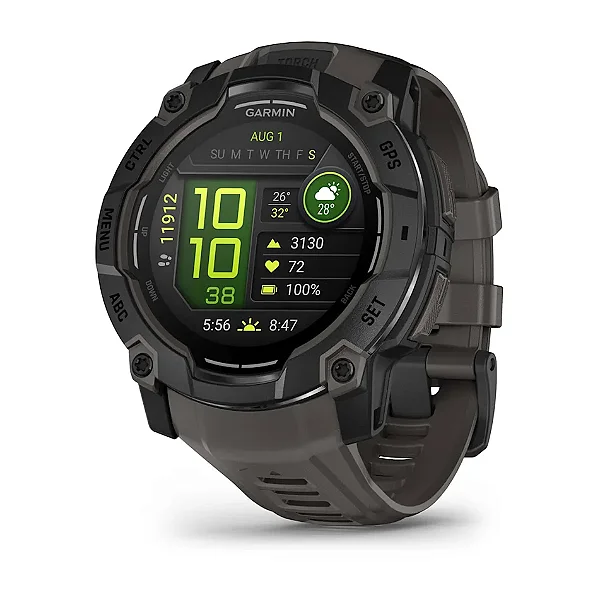 Relógio Smartwatch Garmin Instinct 3 AMOLED Preto 50mm