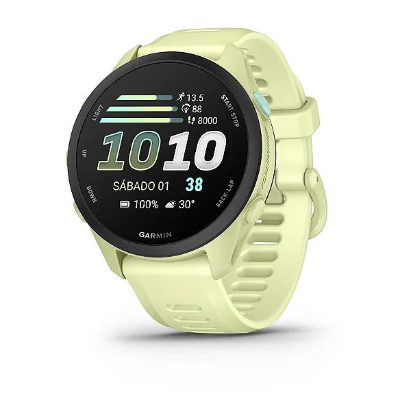 Relógio Smartwatch Garmin Forerunner 70 43mm Amarelo Limão