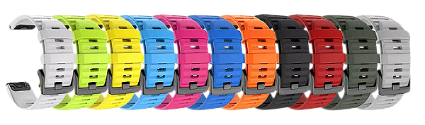 Pulseira de Silicone Cor Única 22mm Enduro 47mm