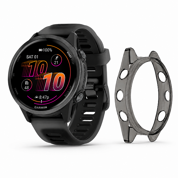 Capa de Proteção Anti-risco para Garmin Forerunner 570 47mm Soft Silicone