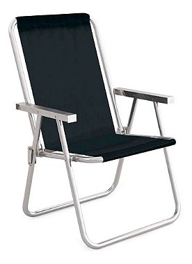 Cadeira De Praia Alta Conforto Mor