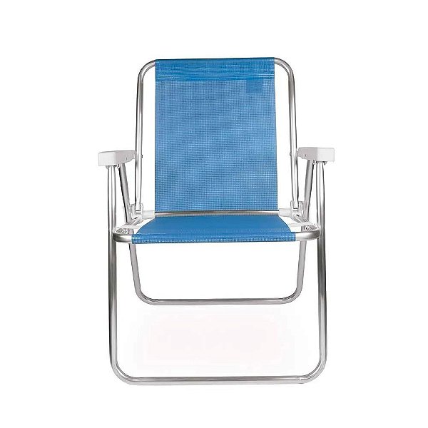Cadeira De Praia Piscina Camping Alta Alumínio Mor Sannet
