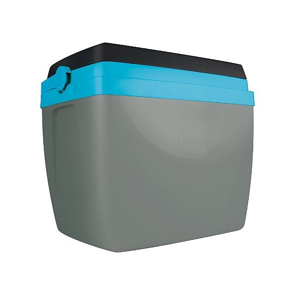 Caixa Térmica Cooler 34L Mor Cinza com Azul