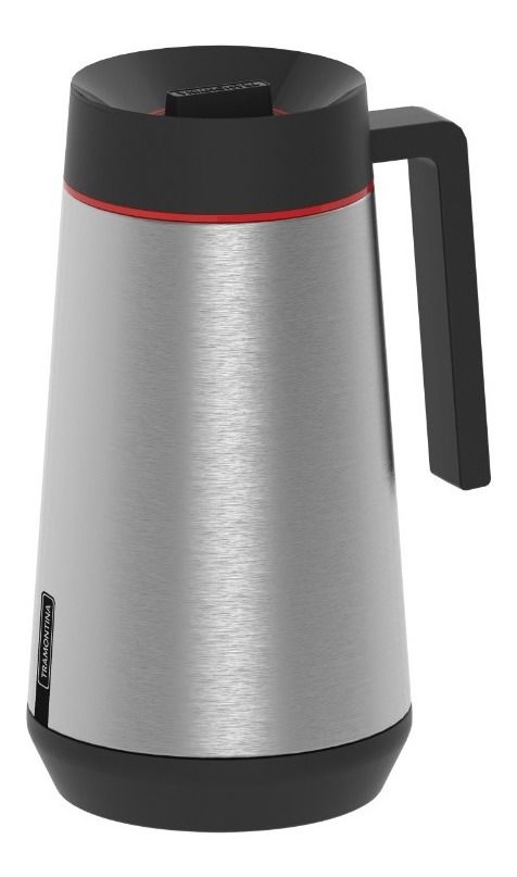 Bule Térmico 500ml Tramontina Em Aço Inox Para Café Água Chá