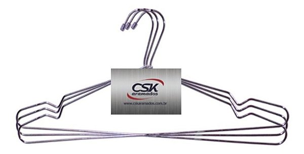 Cabide Para Roupa Tintureiro Com Cava 3 Peças Guarda-roupa