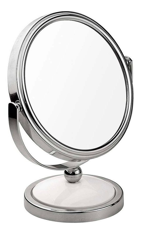 Espelho De Mesa 360º Aumento Dupla Face Classic Sobrancelhas