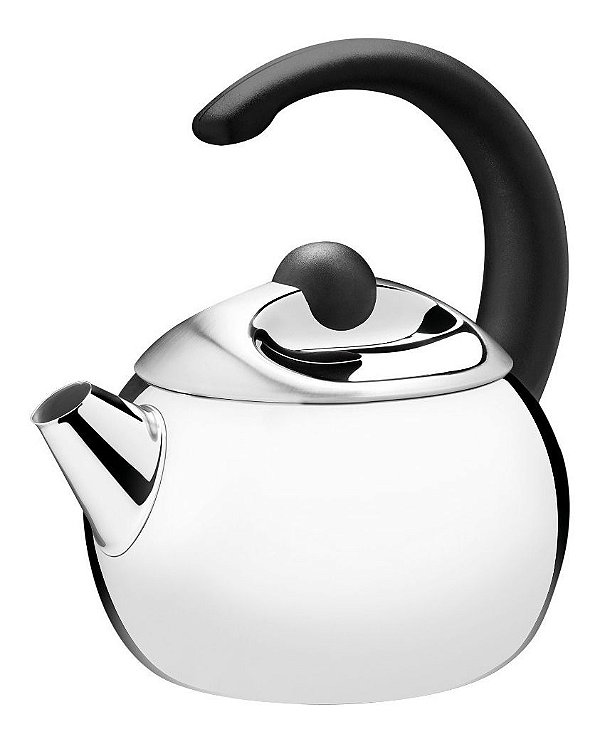 Chaleira 1,3L Em Aço Inox Uso Diário Café Chá Tramontina