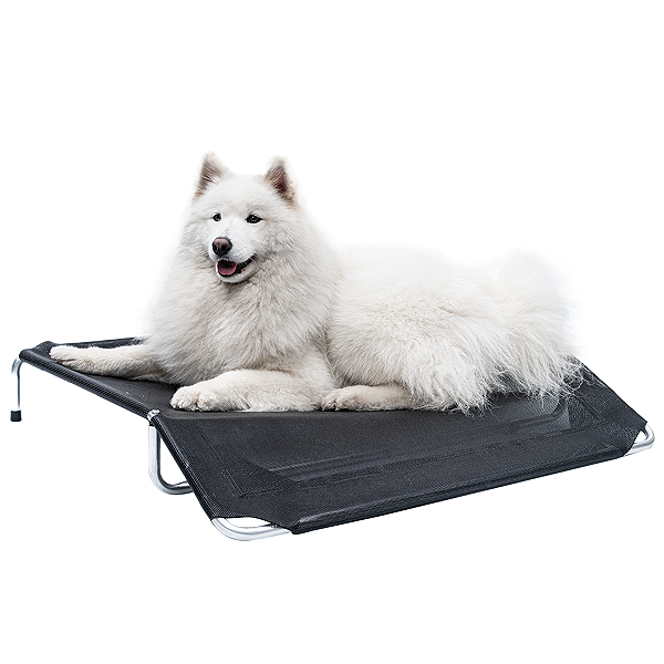 Cama Pet Cachorro Caminha Rampa Aluminio Tela PVC Mec G Pet