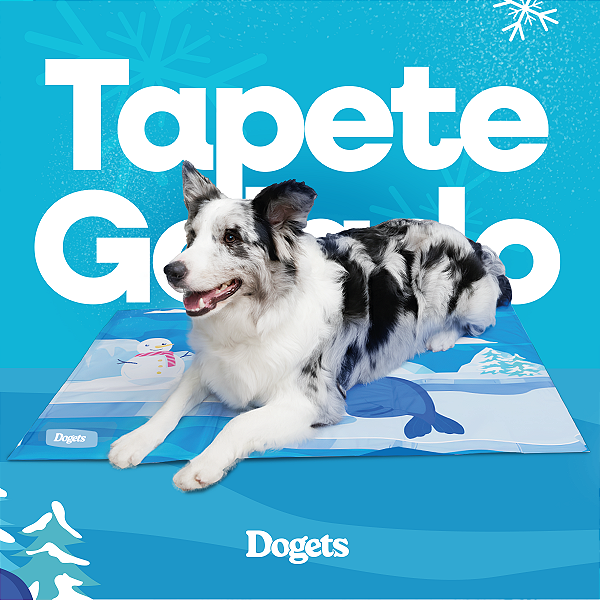 Tapete Gelado Pet Refrescante 90x60 Cachorro Gato FreskoGets