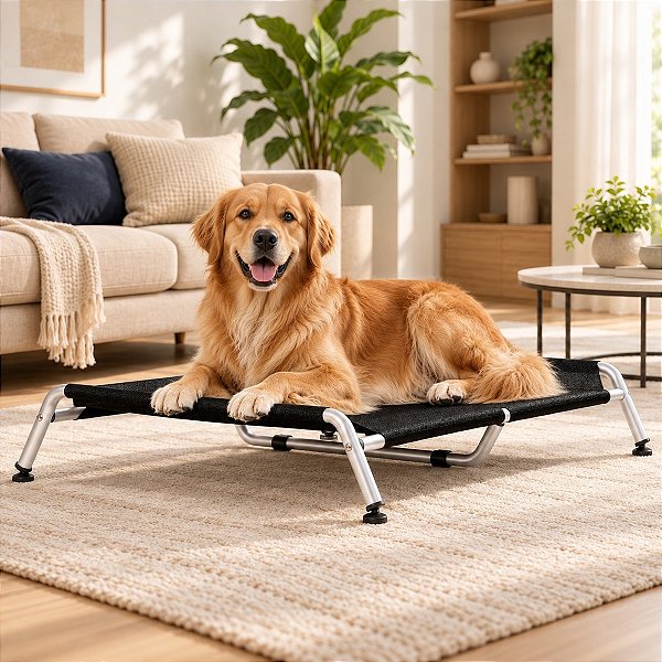 Cama Para Cachorro Nicebed Suspensa Elevada Pet Grande 90x60 Até50kg