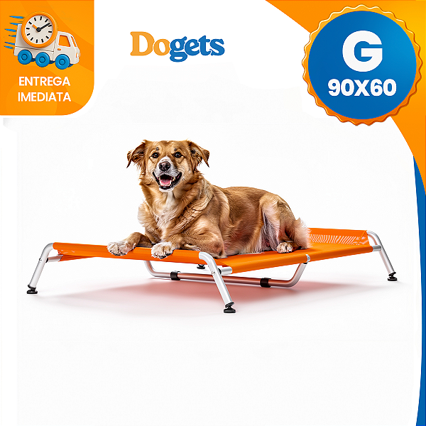 Cama Para Cachorro Suspensa Elevada Pet Grande 90x60 Até50kg Nice bed Cama de Cachorro