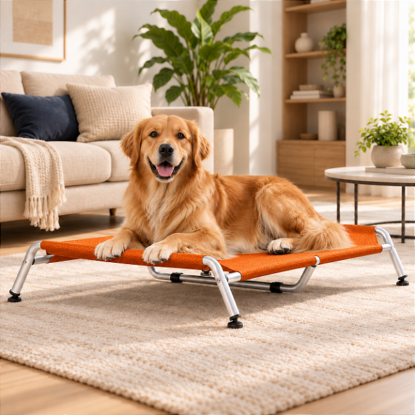 Cama Para Cachorro Suspensa Elevada Pet Grande 90x60 Até50kg Nice bed Cama de Cachorro