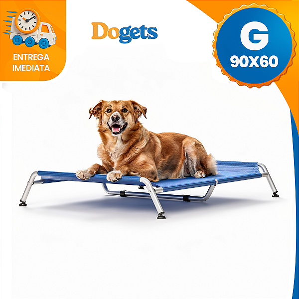 Cama Para Cachorro Suspensa Elevada Pet Grande 90x60 Até50kg Nice bed Cama de Cachorro