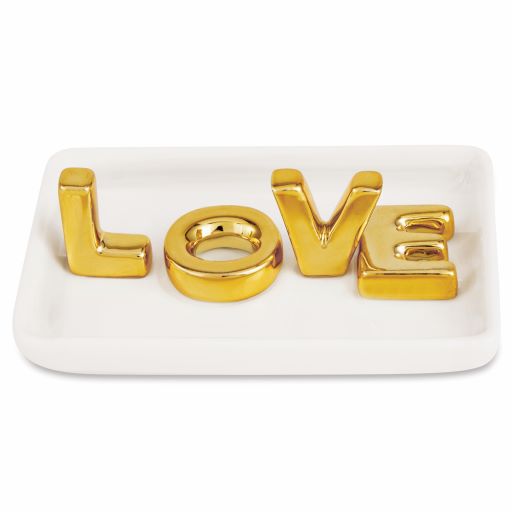 Porta Joias Love em Cerâmica - Mart