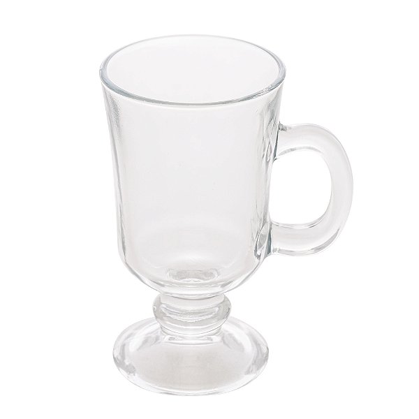 TACA DE VIDRO SODO-CALCICO P/CAPPUCCINO C/PE IRISH 220ml