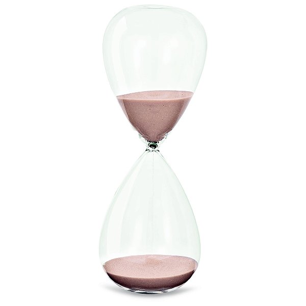 AMPULHETA EM VIDRO 30 MINUTOS - NUDE MART