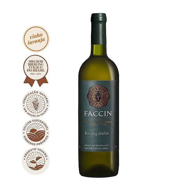 VINHO BRANCO FACCIN RIESLING ITÁLICO 2021