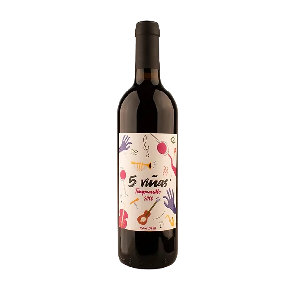 CINCO VINAS TEMPRANILLO 750 ML