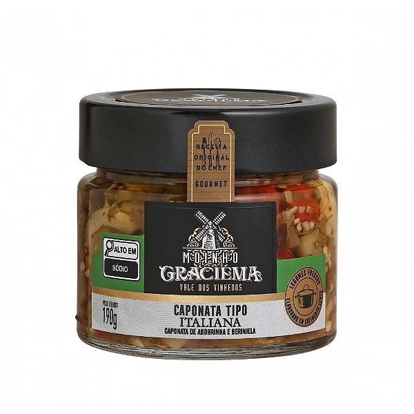CAPONATA ITALIANA MOINHO GRACIEMA 190G